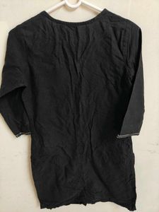 Black Officewear Kurta