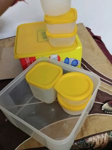 BRAND NEW Set 7 PCS Plastic Containers