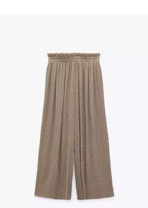 Zara Pleated Wide-Leg Pants