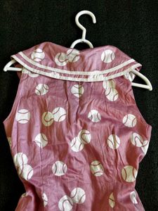 Women Pink Sailor Dress