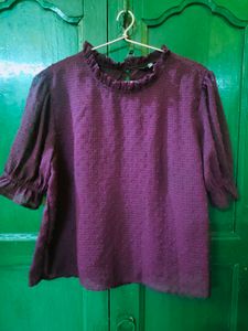 FIG Elegant Ruffled Top