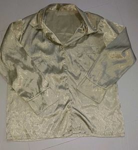 Gold Button-Down Shirt