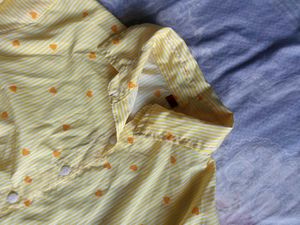 Yellow Shirt With Heart Print 💓✨