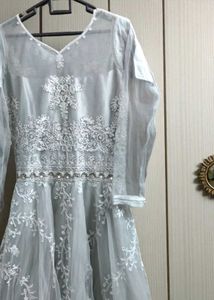 ✨Pakistani Heavy Embroidered Net Maxi Dress