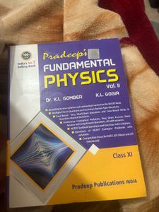 Pradeep's Physics Vol II Class XI