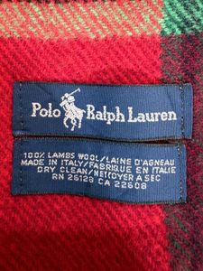 Ralph Lauren Authentic Wool Scarf/Mufller Unisex