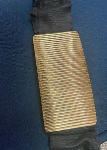 Gold Panel High Waist Belt