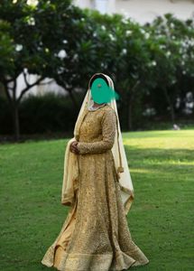 Golden Bridal Lehenga
