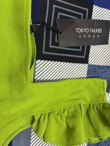 Tokyo Talkies Lime Green Top