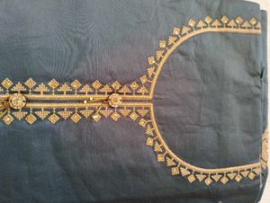 Embroidered Kurti Neck Design Fabric