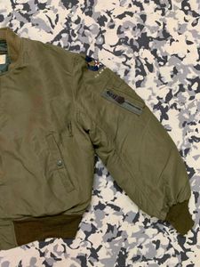 Olive Green Bomber Jacket