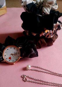 Choco Charm Luxe Set | Scrunchie Bundle 🖤