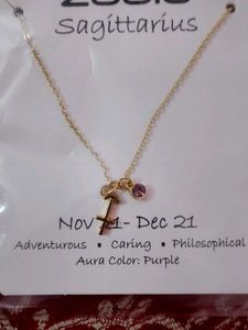 Sagittarius Zodiac Necklace