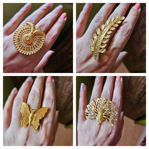 4 Gold Plated Rings