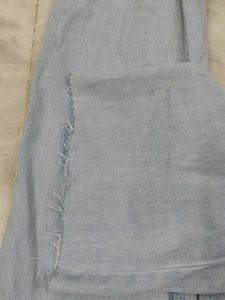 Wide Leg Blue Jeans For Women