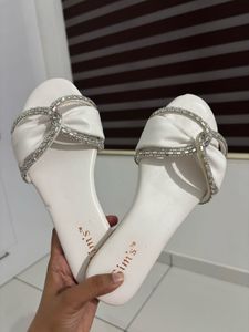 White Casual Sandals