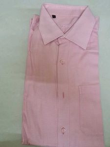 Raymond Pink Checked Formal Shirt