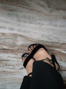 Black Heels - Size 4