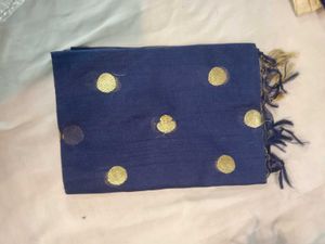 Pink Dupatta with Gold Dots