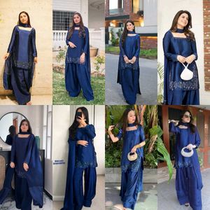 Elegant Blue Embroidered Salwar Suit