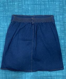 Denim Mini Skirt