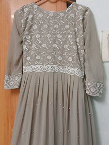 Grey Frock For Women