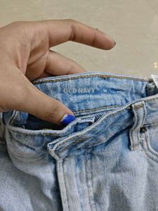 Light Wash Denim Shorts