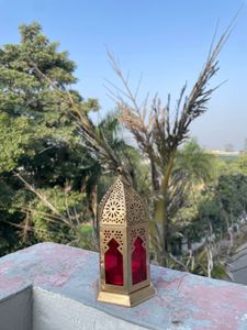 Decorative Red Glass Lantern