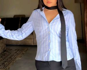 Blue Stripped Shirt🌀(Unused)