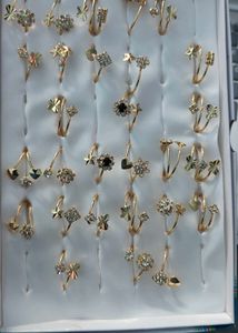 Combo Of 4 Gold Plated Ring
