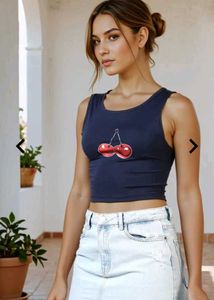 Cherry Print Tank Top