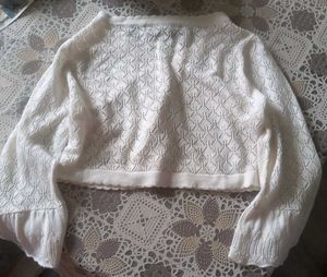 🌸Crochet Crop Cardigan