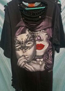 Y2k Goth Glow In The Dark T-shirt