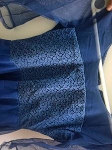 Elegant Blue Party Dress