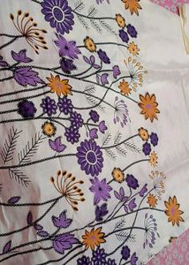 Royal Cream Kurta Set With Embroidery Design