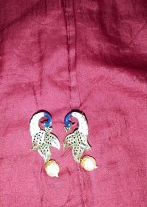 💗Beautiful Peacock Pearl Jewellery Set💗