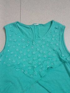 Embellished Sleeveless Top