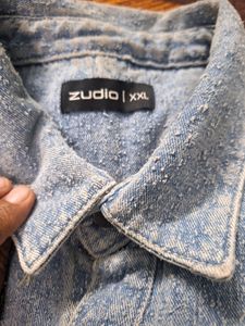 OVER SIZE WINTER XXL DENIM SHIRT