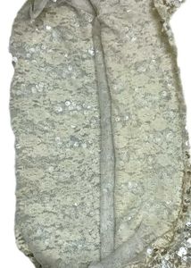 With Tag Sequin Embellished Branded Top