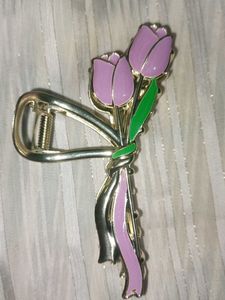 Vintage Tulip Hair Claw Clip