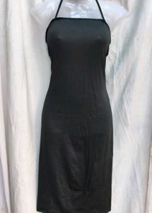 101511. Slinky Black Halter Dress