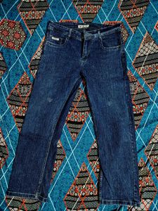 Dark Blue Denim Jeans