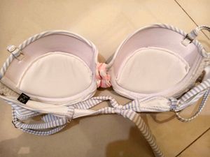 Size S/M🎁Buy 2 Get 1 Free🎁Striped Bikini Top