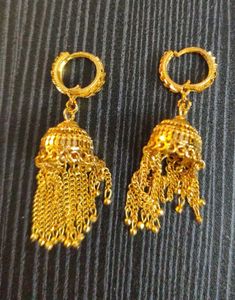 Golden Hanging Earrings