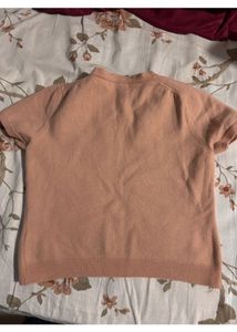 Peach Short Sleeve Top