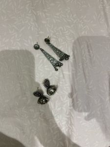 Oxidised Earrings