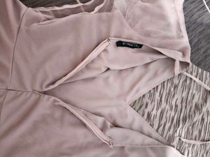..STREET 9 Women Pink Solid Peplum Top