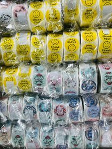 Thank You Stickers Rolls