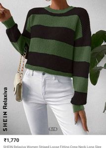 Shein 🫒Casual Pullover Sweater🫒