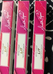 Pack Of 3 All In 199 -Myglamm Red Liquid Lipstick